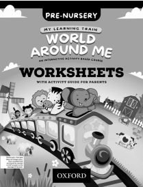 My Learning Train: World Around Me Pre-Nursery Worksheets Booklet