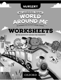 My Learning Train: World Around Me Nursery Worksheets Booklet