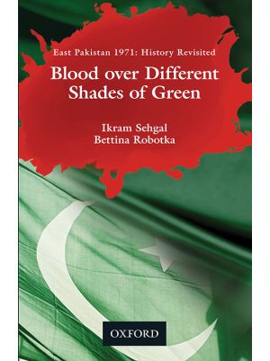 Blood over Different Shades of Green