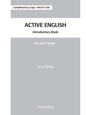 Active English Teacher's Notes Introductory